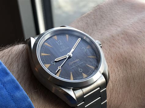 new omega seamaster railmaster|Omega Seamaster chronometer men's watch.